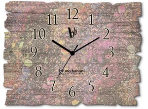 4062144556719 - Wanduhr BRUNO BANANI Paint Splatter Wanduhren Gr B H T 40 cm x 30 cm x 06 cm Quarzuhr bunt Wanduhren