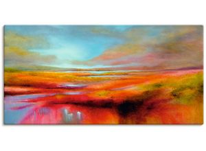 4062144767641 - Wandbild ARTLAND Ein perfekter Tag Bilder Gr B H 100 cm x 50 cm Leinwandbild Bilder vom Sonnenuntergang & -aufgang Querformat 1 St bunt Kunstdrucke als Alubild Leinwandbild Wandaufkleber oder Poster in versch Größen