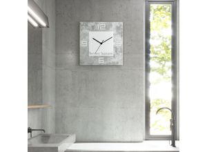 4062144894668 - Wanduhr BRUNO BANANI Beton auf Alu Wanduhren Gr B H T 30 cm x 30 cm x 03 cm Funkuhr grau Wanduhren analog 30 cm 4062144894668 - Wanduhr BRUNO BANANI Beton auf Alu Wanduhren Gr B H T 30 cm x 30 cm x 03 cm Funkuhr grau Wanduhren analog 30 cm