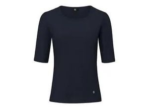 4062169089612 - Rundhals-Shirt Modell Velvet blau 38