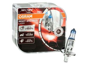 4062172114899 - 2er Set OSRAM Glühlampe H1 Night Breaker Laser +150% 12V 55W 64150NL