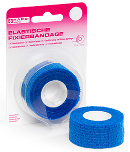 4062191100798 - HARO Elastische Fixierbandage 25 mm x 25 m blau