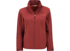 4062218272774 - VAUDE Hurricane Softshelljacke Stehkragen für Damen rot 40