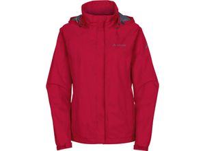 4062218321021 - VAUDE Regenjacke Fronttaschen für Damen rot 36