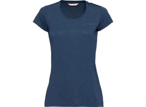 4062218383739 - VAUDE Funktionsshirt Bisolo Woll-Anteil Kurzarm für Damen blau 44