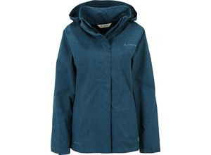 4062218460164 - VAUDE Regenjacke Rosemoor verstaubare Kapuze für Damen blau 40