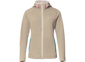 4062218462144 - VAUDE Damen Fleecejacke Skomer Hiking beige Größe 42 42317