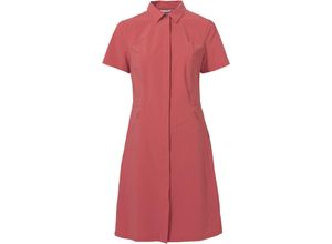 4062218778528 - VAUDE Hemdblusenkleid Farley 4-Wege-Stretch tailliert für Damen rot 38