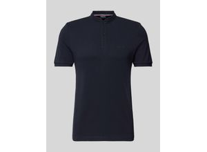 4062223002441 - Poloshirt mit Stehkragen