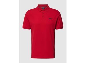 4062223043536 - Poloshirt mit Label-Stitching