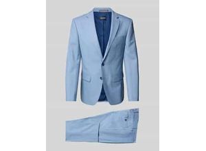 4062223547201 - Slim Fit Anzug aus Schurwoll-Mix mit Reverskragen