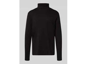 4062223664366 - Sweatshirt mit Rollkragen und Logo-Print