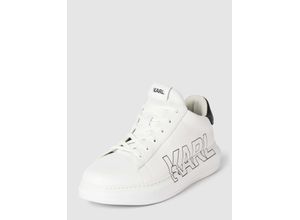 4062225382756 - Sneaker aus Leder mit Label-Print