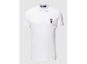 4062225534773 - Regular Fit Poloshirt mit Label-Badge