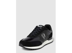 4062226800389 - Ledersneaker mit Logo-Applikation