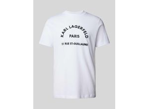 4062226806541 - T-Shirt mit Label-Stitching
