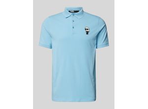 4062226948012 - Slim Fit Poloshirt mit Label-Patch