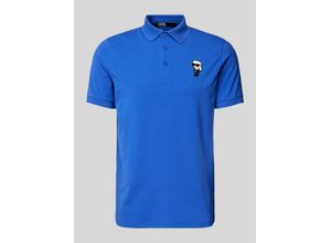 4062226948081 - Slim Fit Poloshirt mit Label-Patch