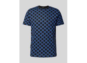 4062226978057 - T-Shirt mit Allover-Label-Print