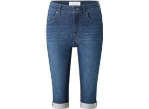 4062258139969 - ANGELS Capri-Jeans Five-Pocket Beinumschlag für Damen blau 40