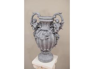 4062292006517 - Skulptur Design Blumen Topf XXL Vase Vasen Handarbeit Deko Kelch Pokal 