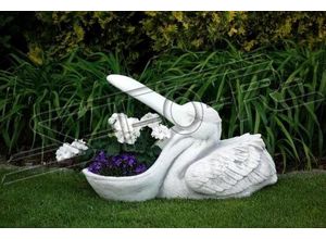 4062292025907 - Skulptur Blumenkübel Pflanz Kübel Figur Blumentöpfe Garten Vasen Pelika