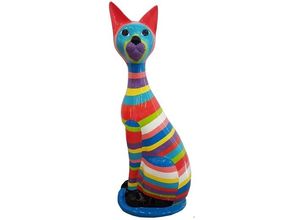 4062292137365 - Skulptur Abstrakte Deko Figur Statue Skulptur 98 cm Figuren Katze A745