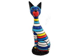 4062292137372 - Skulptur Abstrakte Deko Figur Statue Skulptur 98 cm Figuren Kater A746