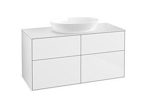 4062373227558 - Villeroy und Boch Finion Waschtischunterschrank FA3100GF 120x603cm Abdeckplatte white matt Glossy white lacquer