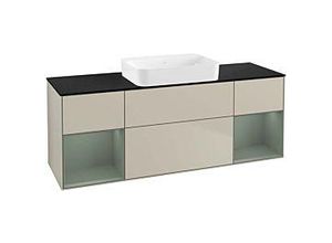 4062373375297 - Villeroy und Boch Finion Waschtischunterschrank G742GMHH 160x603x501cm Regale Olive matt lacquer Sand Matt Lacquer