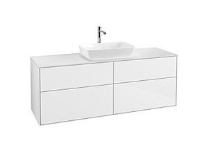 4062373423530 - Villeroy und Boch Finion Waschtischunterschrank G85100GF 160x603cm Emotion Abdeckplatte white matt Glossy white lacquer