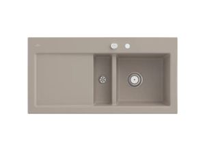 4062373750278 - Villeroy&boch - Villeroy&Boch Spülbecken Küchenspüle Subway 60 Almond 1000x510mm Unterschrankbreite 60cm - Almond