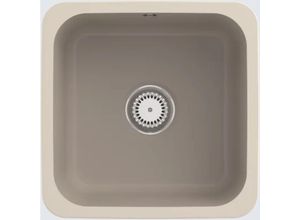 4062373750377 - Villeroy&Boch Spülbecken Küchenspüle Cisterna 50 Almond 450x450mm Unterschrankbreite 50cm