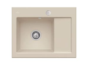 4062373750780 - Villeroy&Boch Spülbecken Küchenspüle Subway 45 Compact Almond 650x510mm Unteschrankbreite 45cm