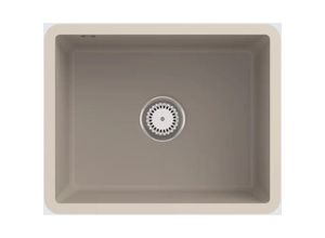 4062373750827 - Villeroy&boch - Villeroy&Boch Unterbau Spülbecken inkl Ablaufgarnitur Subway 60 su Almond braun beige 545x440mm - Almond