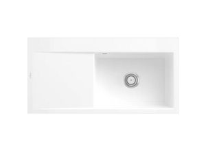 4062373797754 - Villeroy&boch - Villeroy&Boch Spülbecken Küchenspüle Subway Style 60 flat Weiß Alpin 980x490mm Unterschrankbreite 60cm - Weiß Alpin