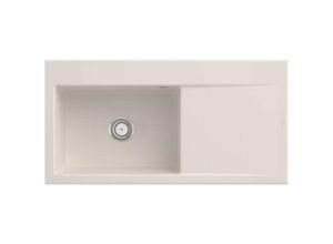 4062373797938 - Villeroy&Boch Rechteckiges Spülbecken Küchenspüle Subway Style 60 Crema CeramicPlus 1000x510mm Unterschrankbreite 60 cm