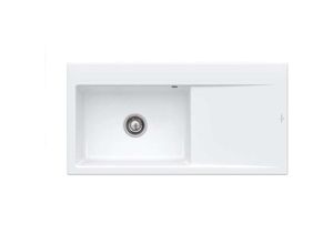 4062373797945 - Villeroy&Boch Rechteckiges Spülbecken Küchenspüle Subway Style 60 Weiß Alpin CeramicPlus 1000x510mm Unterschrankbreite 60 cm - Weiß Alpin