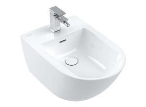 4062373805145 - Subway 30 - Wand-Bidet 560x375 mm mit Überlauf mit Hahnloch CeramicPlus Stone White 447000RW - Villeroy&boch