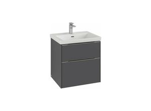 4062373830970 - Subway 30 572x576x478 mm Waschbeckenunterschrank 2 Auszüge C578L2 Farbe Front Korpus Taupe Griff Volcano Black - C578L1VM 4062373830970 - Subway 30 572x576x478 mm Waschbeckenunterschrank 2 Auszüge C578L2 Farbe Front Korpus Taupe Griff Volcano Black - C578L1VM