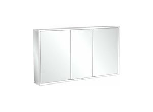 4062373837375 - Villeroy&boch - My View Now Spiegelschrank für Aufputz mit Beleuchtung 1400x750x168 mm mit Ein- Ausschalter Smart Home fähig 3 Türen A45714