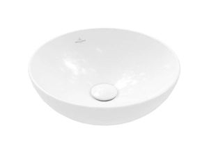 4062373849231 - Villeroy&boch - Loop&Friends - Aufsatzwaschtisch Durchmesser 38 cm mit Überlauf CeramicPlus Stone White 4A4500RW