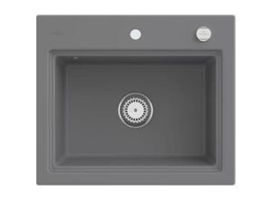 4062373898475 - Villeroy&Boch Rechteckiges Spülbecken Keramikspüle Subway Style 60 s Stone 60x51cm Unterschrankbreite 60cm