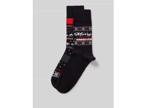 4062448776479 - Socken mit Motiv-Stitching im 2er-Pack