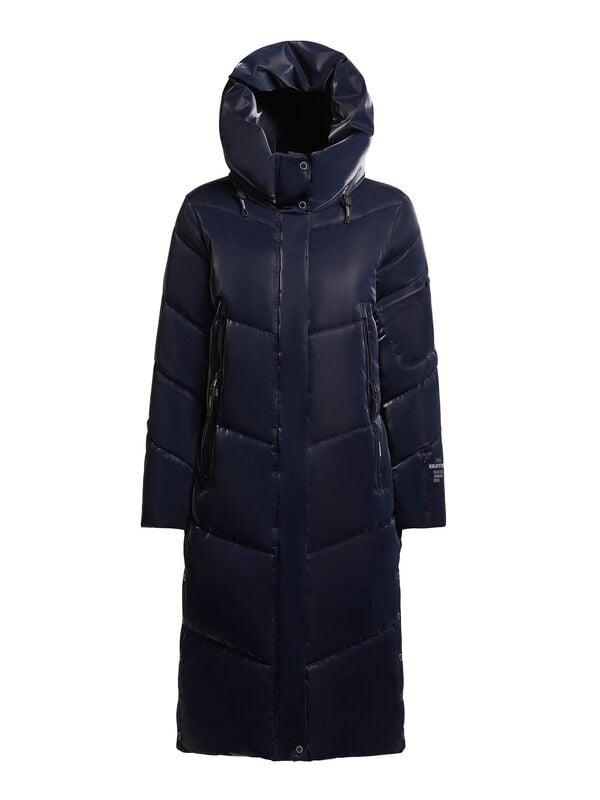 4062493961196 - PULSET SHINY Wintermantel dunkelblau in XS