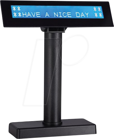 4062621340084 - ARTD LCD730U - Kundendisplay USB LCD dunkelgrau 4062621340084 - ARTD LCD730U - Kundendisplay USB LCD dunkelgrau
