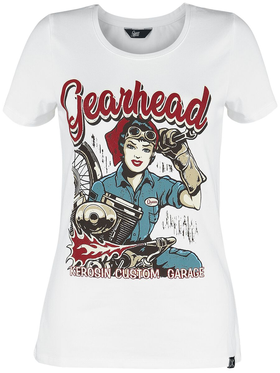 4062641104338 - Gearhead T-Shirt weiß in M