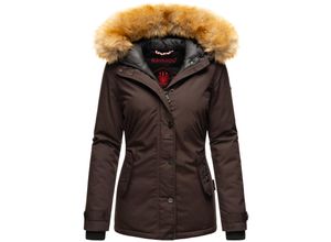 4062649015421 - NAVAHOO Damen Warmer Winterjacke Parka mit Kunstfell-Kapuze Laura