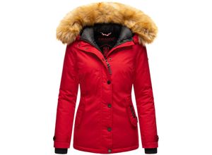 4062649015582 - NAVAHOO Damen Warmer Winterjacke Parka mit Kunstfell-Kapuze Laura