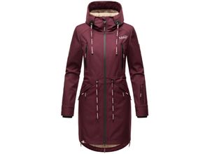 4062649017746 - MARIKOO Damen Softshelljacke Funktionsjacke mit warmen Teddyfleece & Kapuze Racquellee